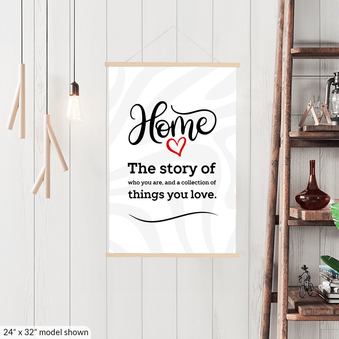 Home Story Hanging Canvas