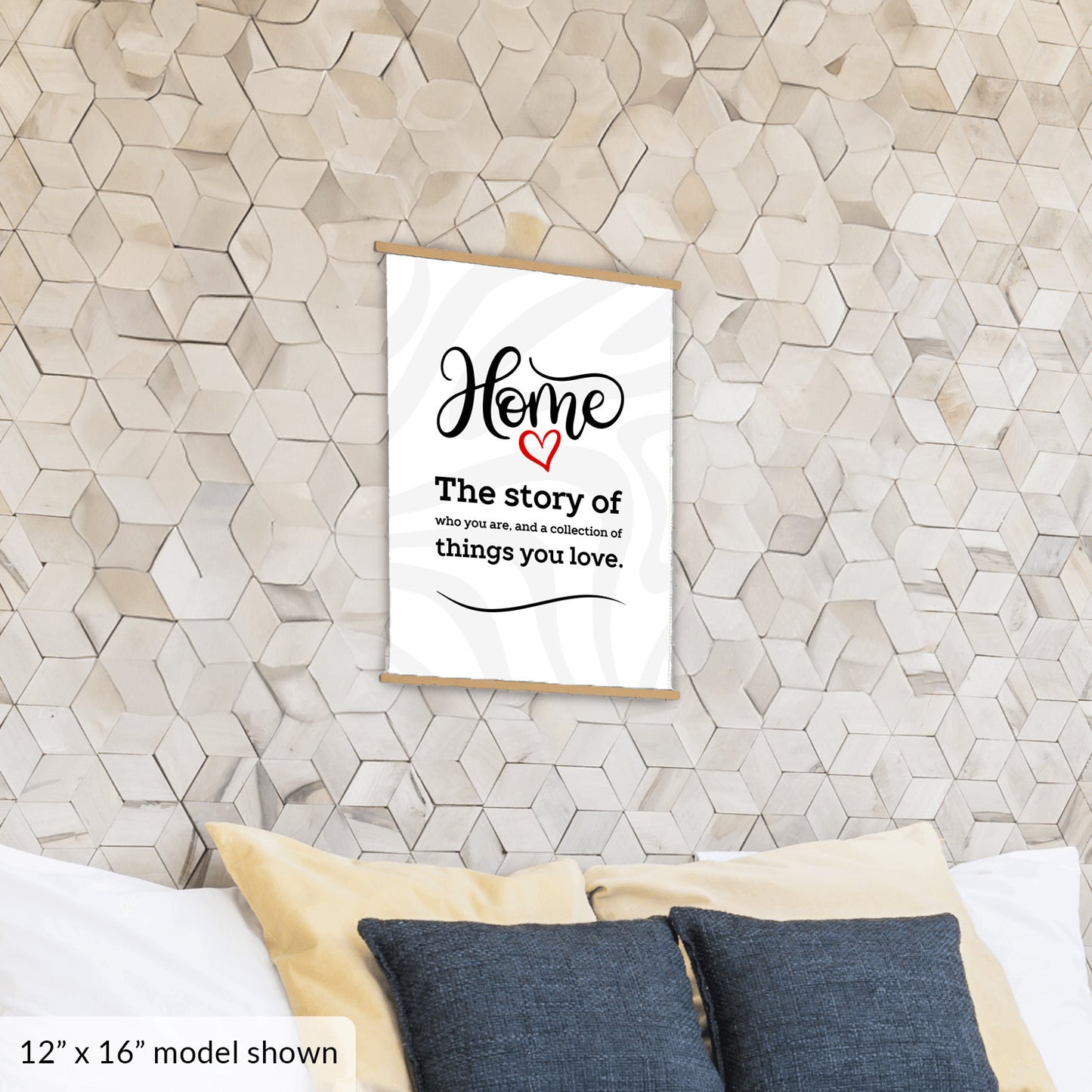 Home Story Hanging Canvas