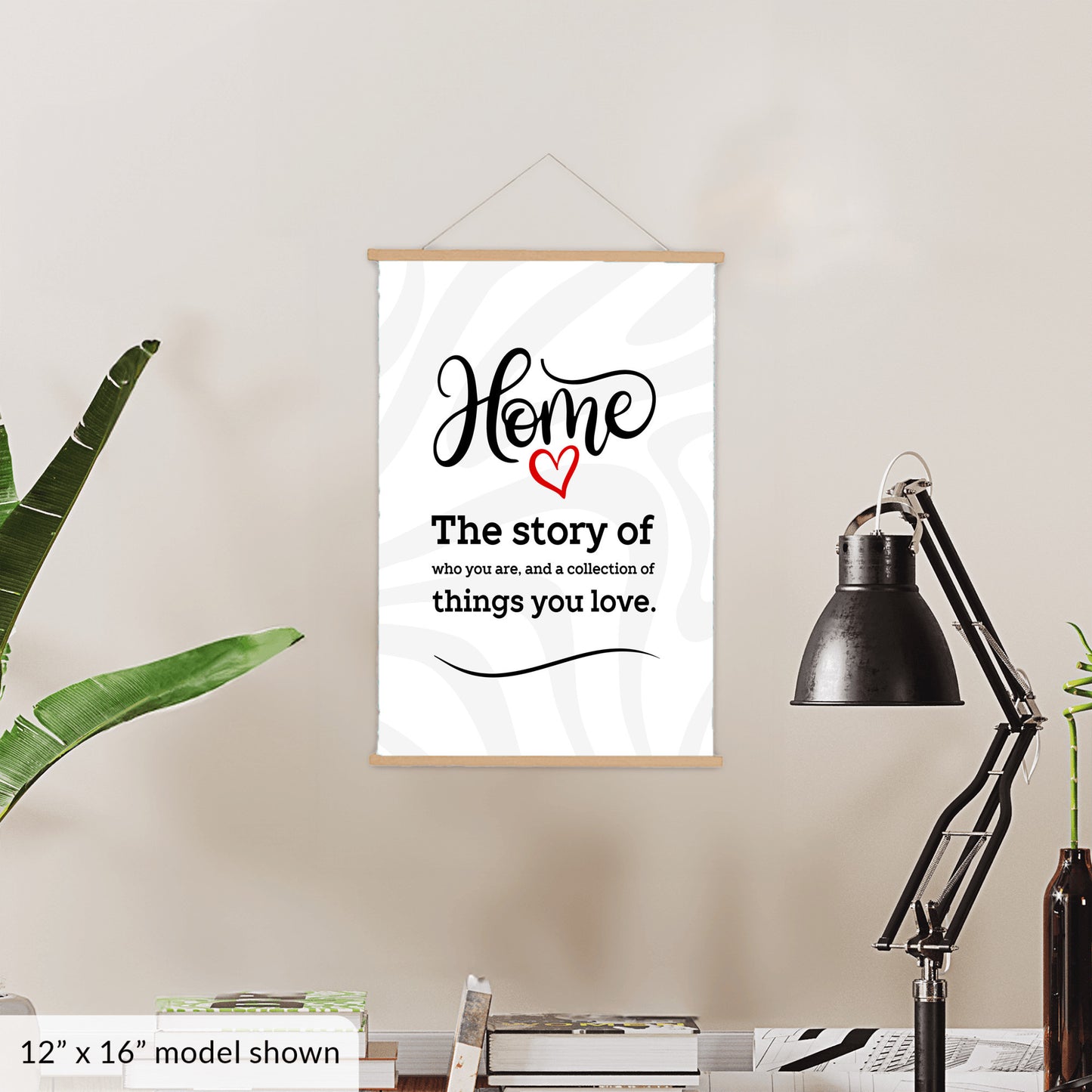 Home Story Hanging Canvas