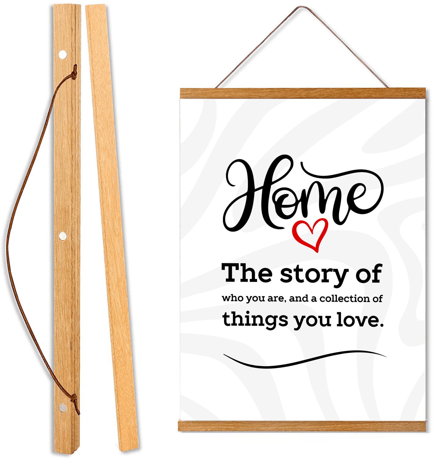 Home Story Hanging Canvas