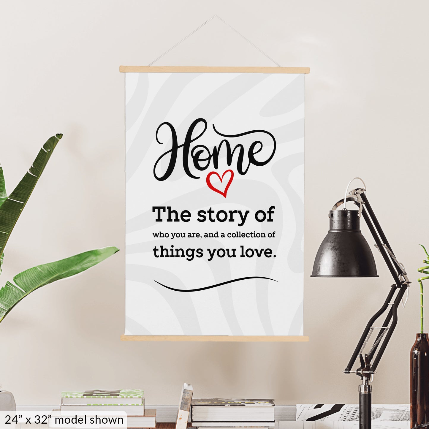 Home Story Hanging Canvas